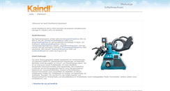 Desktop Screenshot of kaindl-schleiftechnik.de