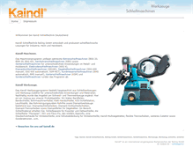 Tablet Screenshot of kaindl-schleiftechnik.de
